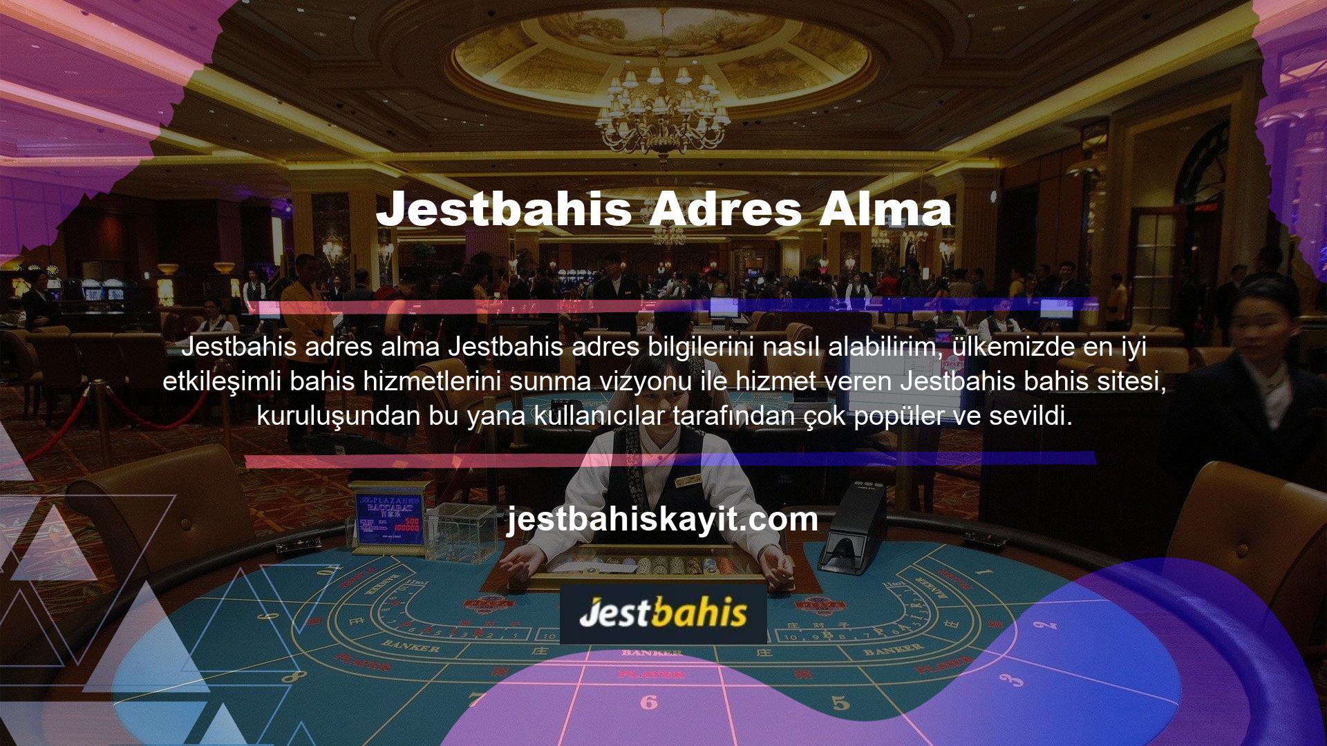 Birlikte bahis yapan ve bahis deneyimlerinden yararlanmak isteyen insanlar Jestbahis adres bilgilerini almaları gerekir